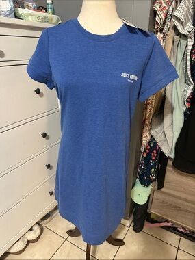 Juicy Couture Blue Crewneck Tee Dress